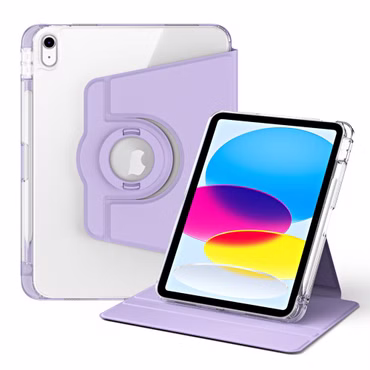 Hülle für Tablets Aufstellbare 360 Grad Acryl / Kunstleder Hybrid Schutzhülle