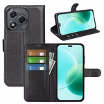 Für Honor 400 Lite Kunstleder Book Wallet Handy Tasche Hülle Schwarz