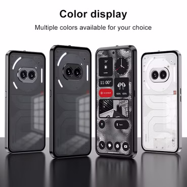 Für Nothing Phone 3 Snap Metall Rahmen Mattierte Schutz Hülle Grau