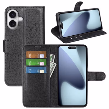 Klapphülle für Apple iPhone 17 Kunstleder Wallet Schutz Tasche