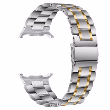 Edelstahl Metall Armband für Samsung Galaxy Watch 9 / 8 / 8 Classic Five Beads