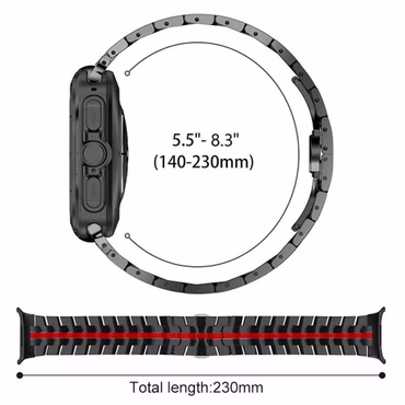 für Samsung Galaxy Watch 9 / 8 / 8 Classic Butterfly-Verschluss