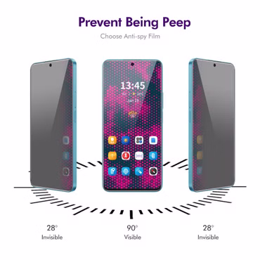 1x Privacy Blickschutz für LCD Xiaomi Redmi 15 5G bruchsicher