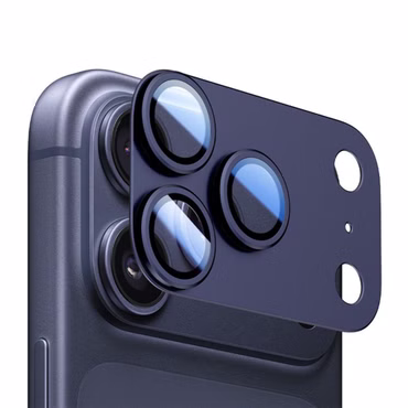 Für Apple iPhone 17 Pro Max Kamera Full Schutzring Aluminium Blau