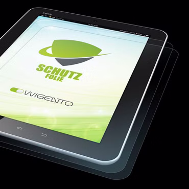 Echtglas Schutzfolie 9H Panzerfolie und normale Displayschutzfolien für Tablets