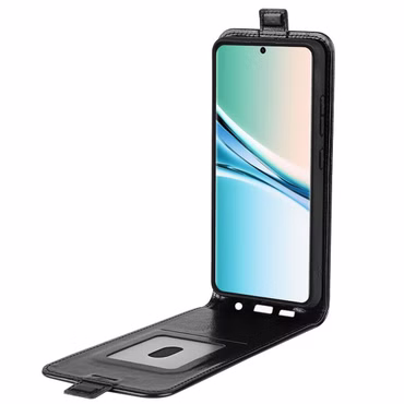 Für Xiaomi Redmi Note Note 15 5G Kunstleder Flip Schutz Hülle Schwarz