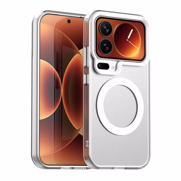 Für Xiaomi 17 Pro Candy Design Magsafe Hybrid TPU Schutzhülle Weiß