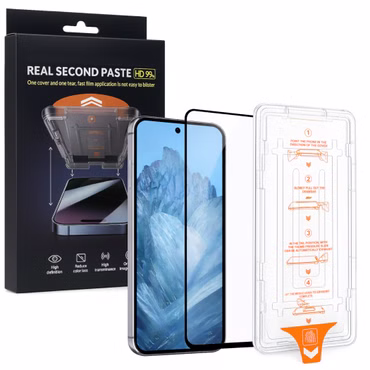 SnapFit Display Schutzglas für Google Pixel 11 10a 10 Pro 9 mit Anbringhilfe