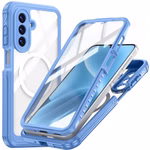 MagSafe für Samsung Galaxy A18 / A17 360 Grad Glas Hybrid Bumper