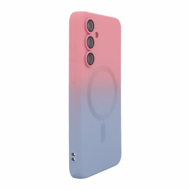 Für Samsung Galaxy A57 5G Silikon MagSafe Schutz Hülle mit Farbverlauf