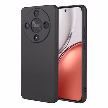 für Honor Magic 8 Lite TPU Silikon Slim Dünn Flexibel Schwarz