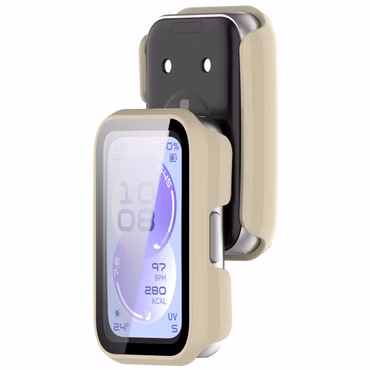 + Schutzglas für Huawei Band 11 / 11 NFC Kunststoff 9H Beige