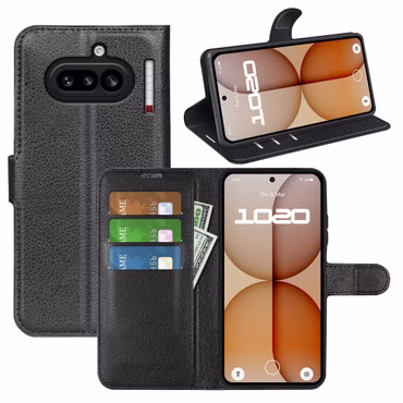 Klapphülle für Nothing Phone 4a Kunstleder Book Wallet Schutz Tasche