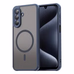 MagSafe für Samsung Galaxy A18 / A17 TPU Kameraschutz Matt Blau