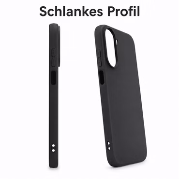 für Xiaomi Redmi A7 Pro TPU Silikon Slim Dünn Flexibel Cover Schwarz