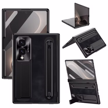 Klapphülle + H9 Display Glas Samsung Galaxy Z Fold8 5G Schwarz