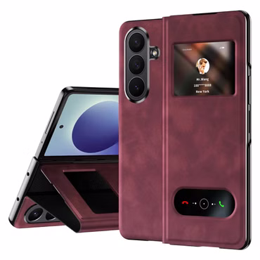 Klapphülle Nappa-Struktur für Samsung Galaxy Z Fold8 Ultra 5G Rot