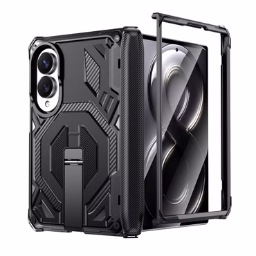 Klapphülle Kickstand für Samsung Galaxy Z Fold8 5G Outdoor Schwarz