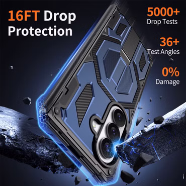 Handyhülle Klapphülle Kickstand für Samsung Galaxy Z Fold8 Ultra / 7 5G Fold8 5G, Handy-Typ: Galaxy Z Fold8 Ultra + 7 5G, Farbe: Blau