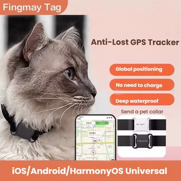 Wasserdichter GPS Pet Locator für Katzen Hunde Findmytag App Bluetooth