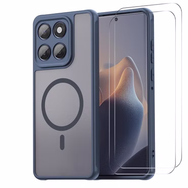 MagSafe + 2x Schutzglas für Motorola Moto G67 5G / G77 5G Kameraschutz