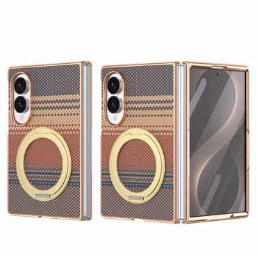 Samsung Galaxy Z Fold8 5G Dreh Kipp Magnetring H9 Schutzglas Gold