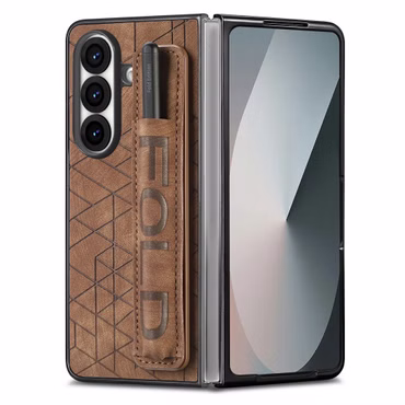 Stifthalter Armband für Samsung Galaxy Z Fold8 Ultra 5G Full Braun