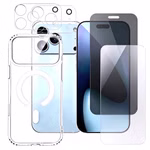 MagSafe + 2x Schutzglas + 2x Kameraschutz für Apple iPhone 18 Pro Max