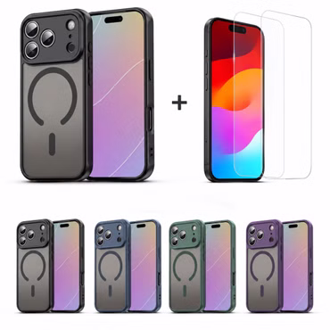 MagSafe Hülle + 2x Schutzglas für Apple iPhone 18 17 Pro Max Kameraschutz Set