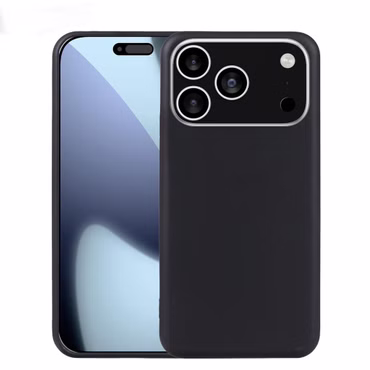 für Apple iPhone 18 Pro Max TPU Silikon Dünn Flexibel Cover Schwarz