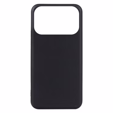 für Apple iPhone 18 Pro Max TPU Silikon Dünn Flexibel Cover Schwarz