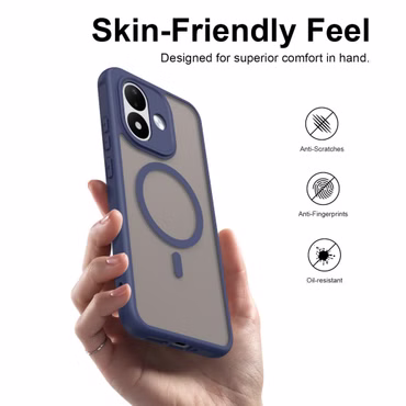 MagSafe Silikon für Xiaomi Redmi Note 17 4G / 5G TPU Kameraschutz Blau