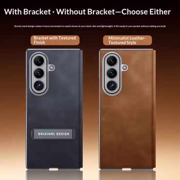 für Samsung Galaxy Z Fold8 Ultra 5G aufstellbare Tasche Braun