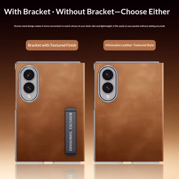 für Samsung Galaxy Z Fold8 5G aufstellbare Tasche Braun