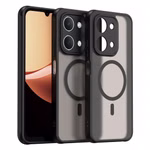 MagSafe Silikon für Xiaomi Redmi 17C 5G TPU Kameraschutz Matt Schwarz
