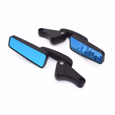 Motorrad Rückspiegel Universal Reverse Assist Mirror Blauglas Robust