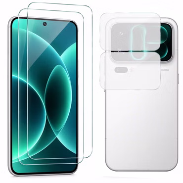 für Xiaomi 18 Pro 5G mit 2x Panzerfolie 9H Glas und 2x Kameraschutz