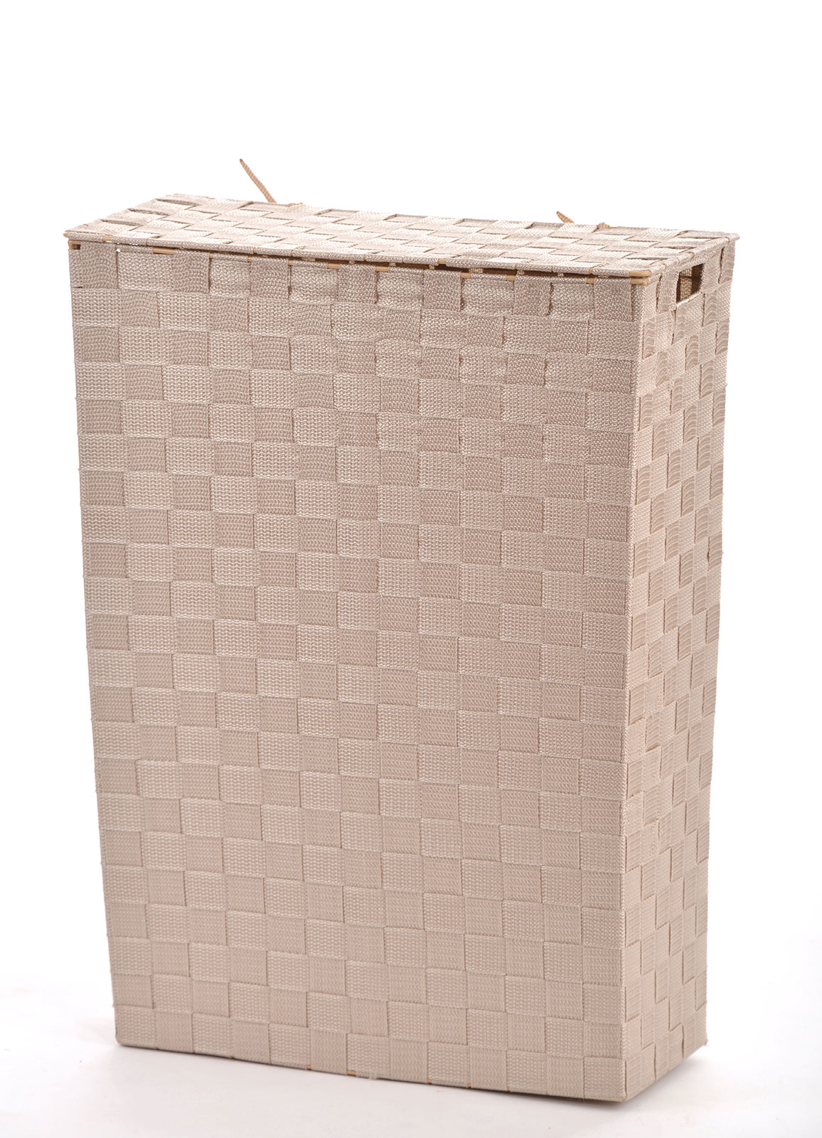 NISCHEN-WÄSCHEKORB - 31 oder 48 Liter - BEIGE - Stoff geflochten Wäschesammler Korb Wäschesortierer