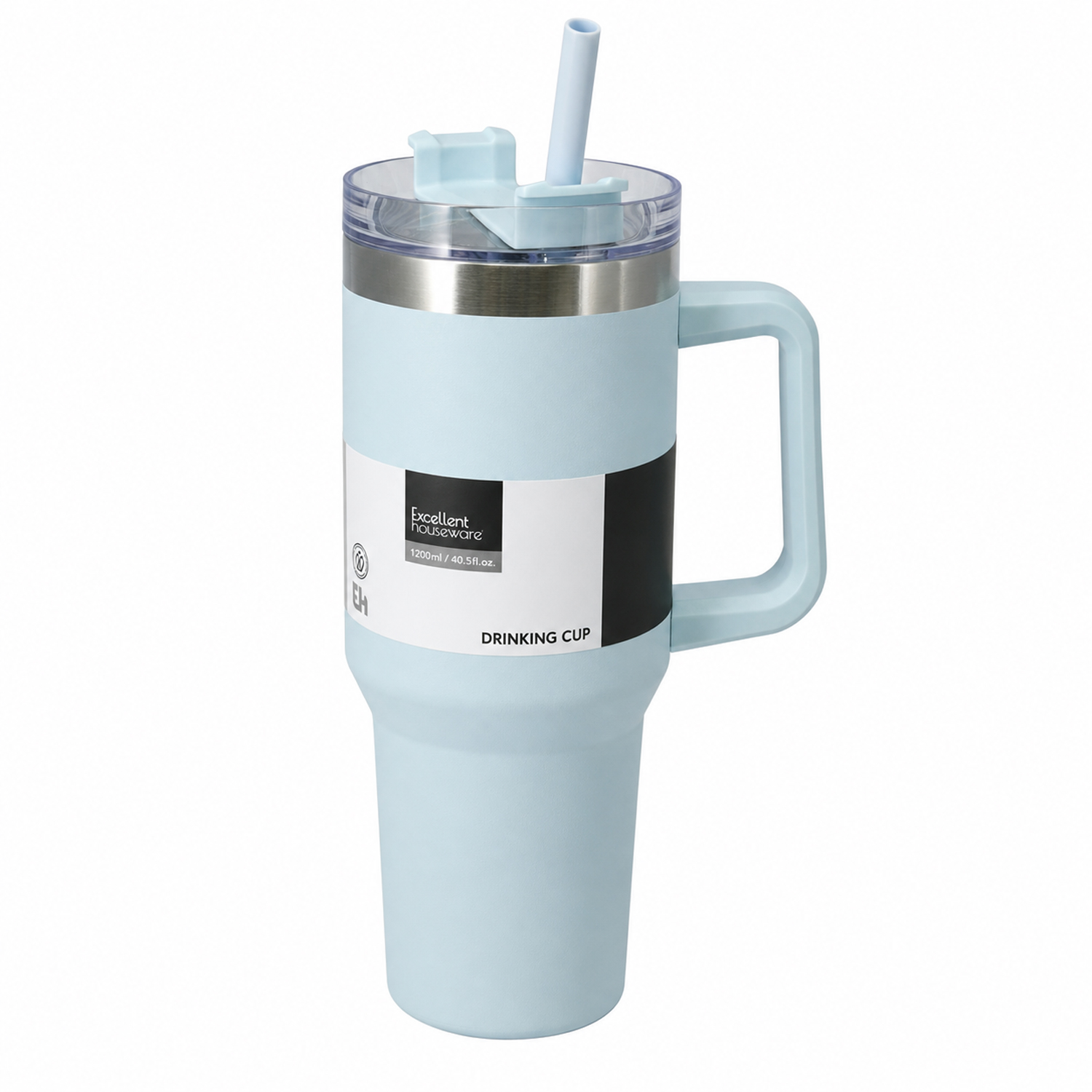 Doppelwandiger Edelstahl Auslaufsicher 1200ml Trinkbecher mit Griff