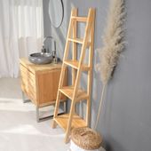 wohnfreuden Teakholz Regal HIU 160 cm