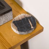Schale / Seifenschale aus fossilem Holz 12x10x5 cm Gr. S poliert kaufen 4