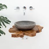 Teakholz Waschtischplatte 50 cm kaufen 2