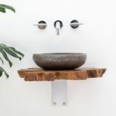Teakholz Waschtischplatte 50 cm kaufen 3