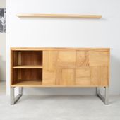 wohnfreuden Waschtisch-Unterschrank SAVANNA 140 cm breit aus Teakholz