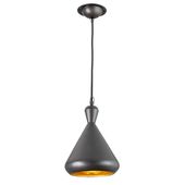 wohnfreuden Kupfer Lampe PENDEN 20x25 cm gold schwarz