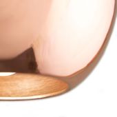 wohnfreuden Kupferlampe Bola 17 cm gold