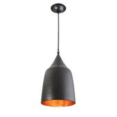 wohnfreuden Kupferlampe Longceng 20x34cm schwarz