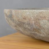 wohnfreuden Naturstein Zwillings-Waschbecken ca. 60 cm