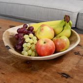 wohnfreuden Schale aus Teakholz 30 cm geschliffen