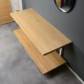 Waschtisch Waschtischplatte 160 cm Untergestell kaufen 5